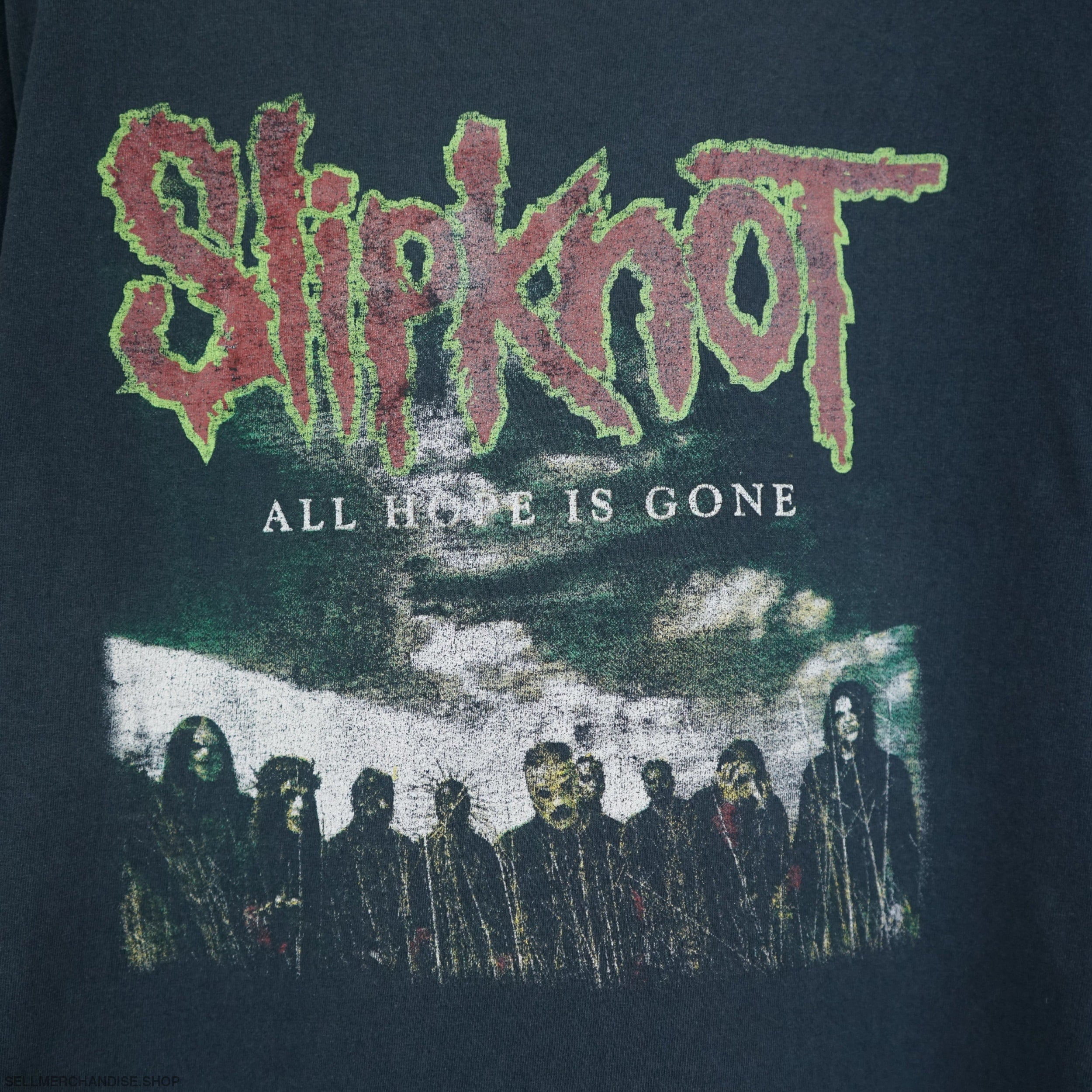 Vintage Slipknot t shirt 2008 tour | SellMerchandise