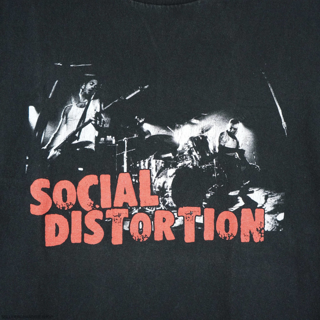 Vintage Social Distortion t shirt Distressed