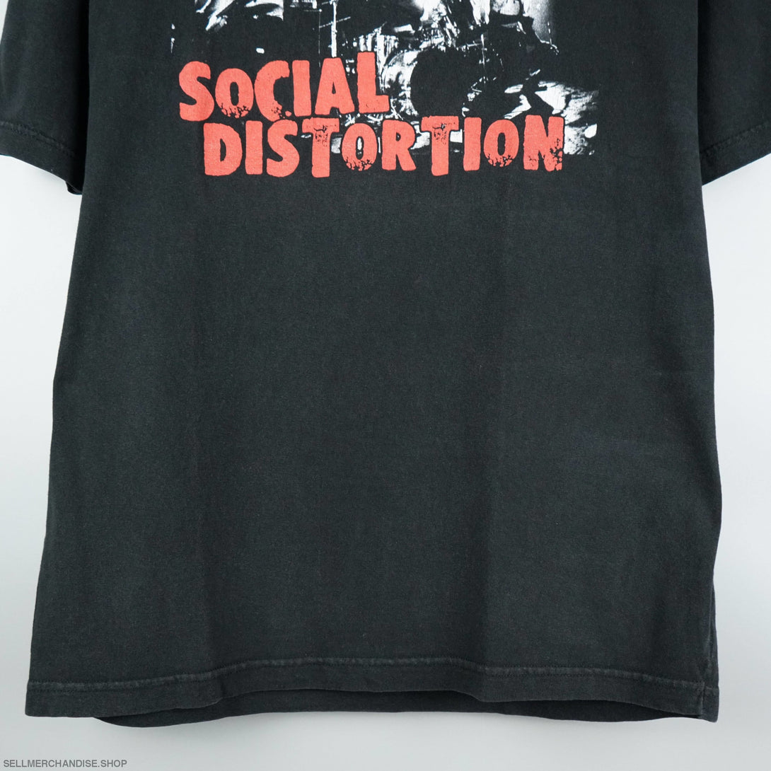 Vintage Social Distortion t shirt Distressed