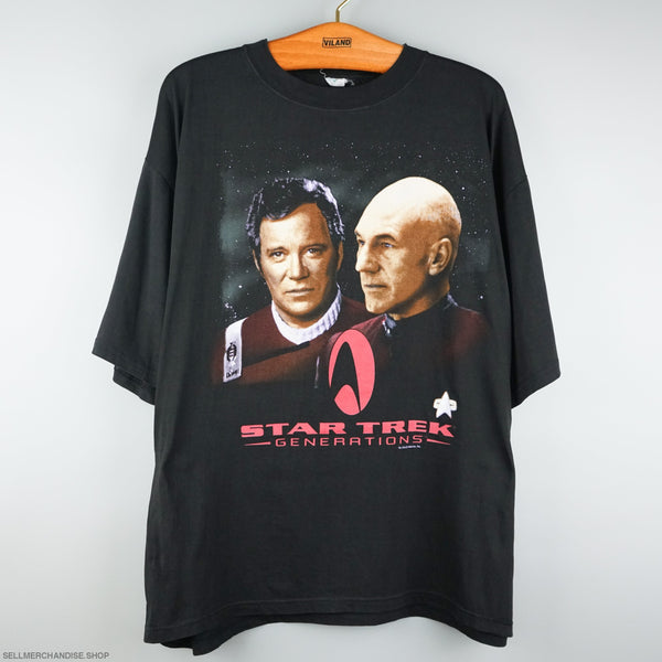 Vintage Star Trek t shirt 1990s Patrick Stewart