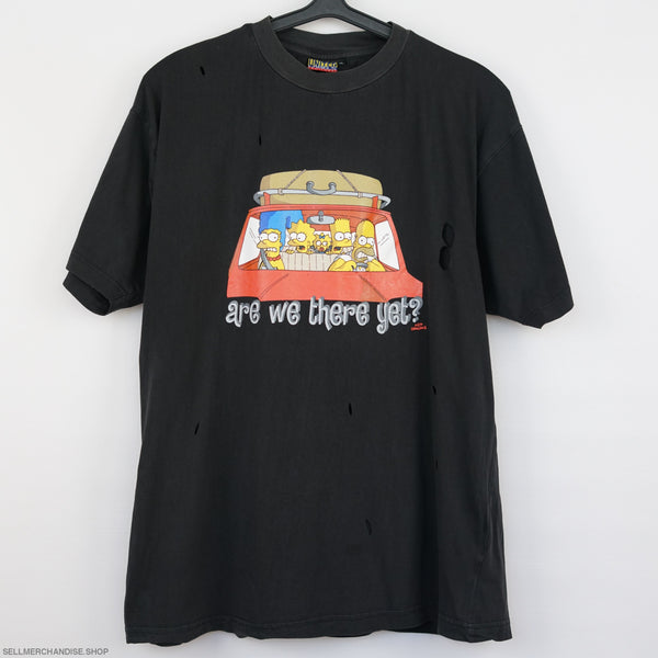 Vintage The Simpsons t shirt 2000 Distressed