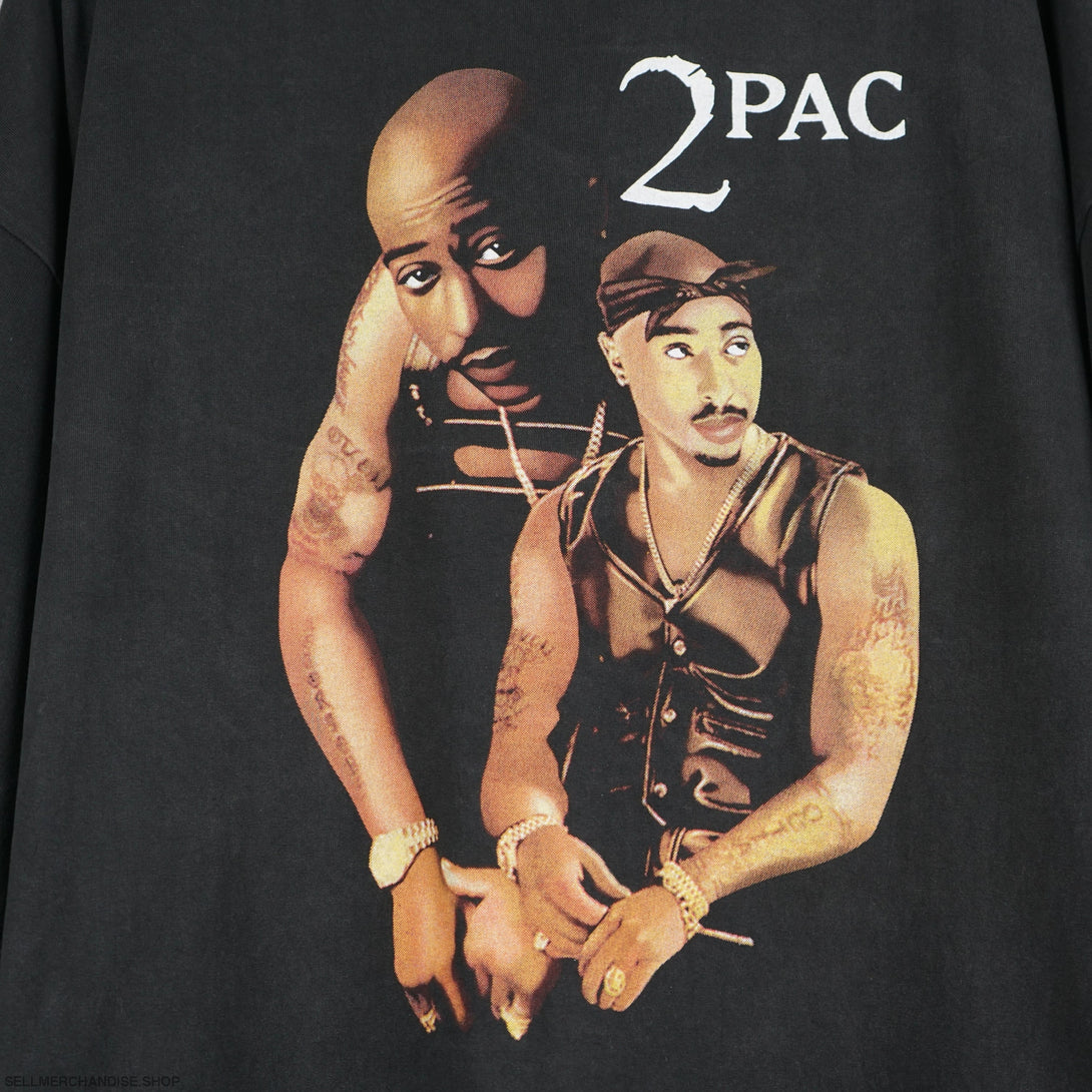 Vintage y2k 2pac t-shirt 3-4XL early 2000s