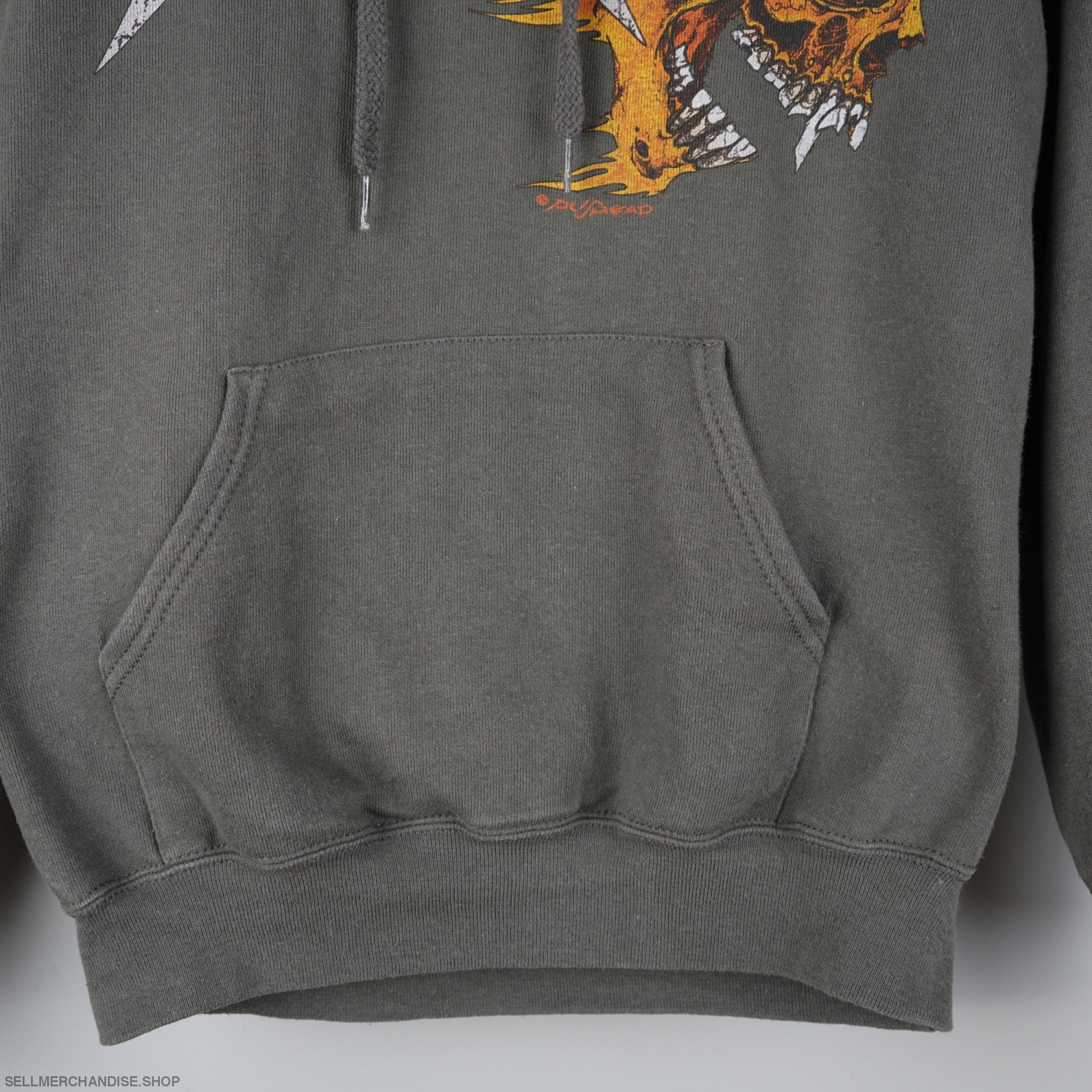 Vintage y2k early 00s Metallica hoodie Pushead Graphics